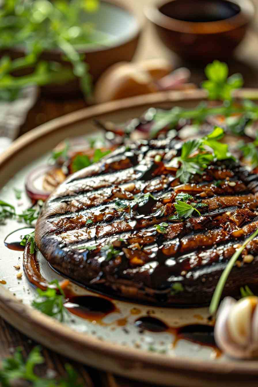 Grilled Portobello Mushroom Steaks Grilled Portobello Mushroom Steaks