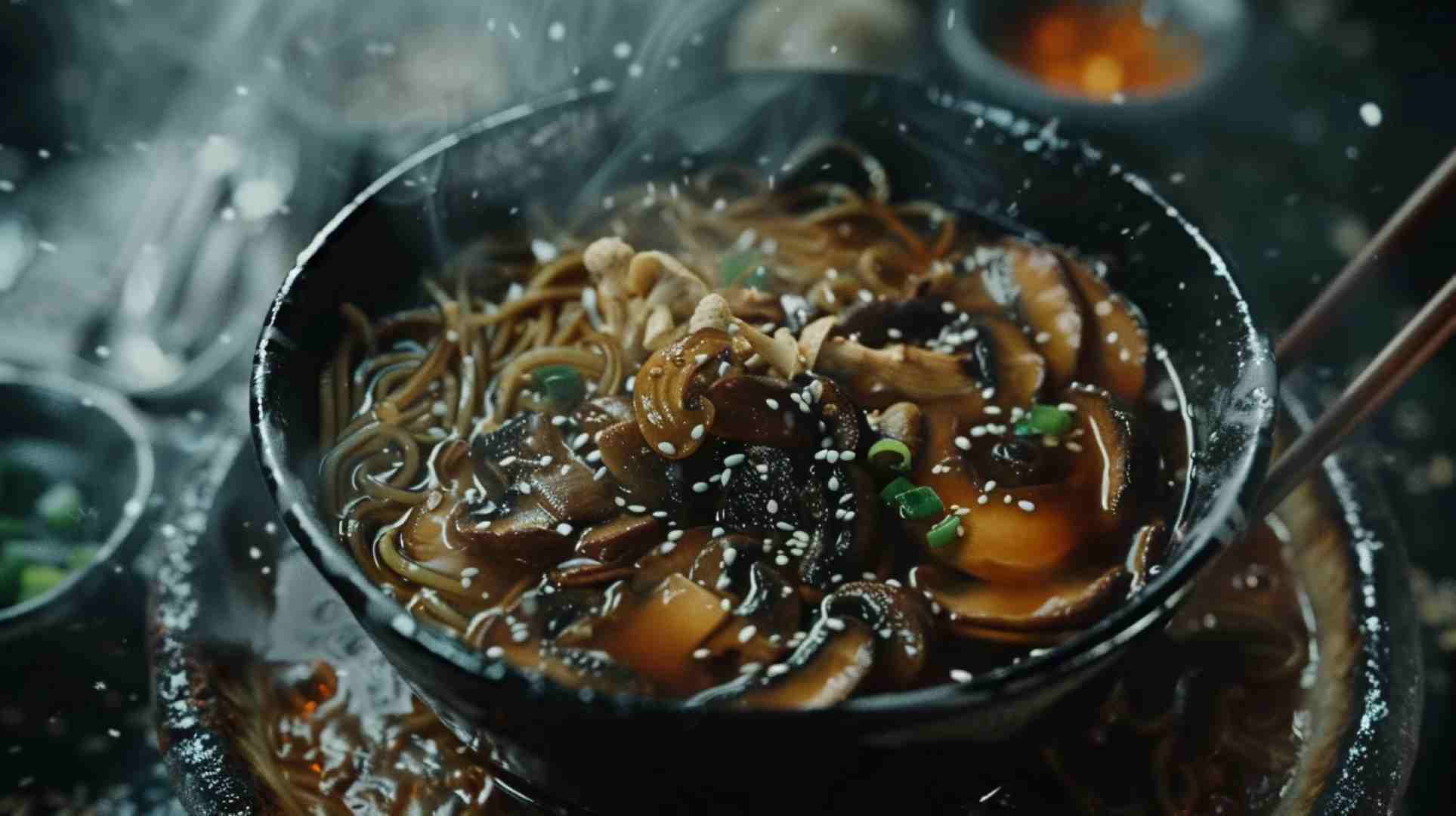 Asian Mushroom Ramen Bowls