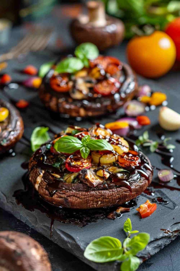 Baked Portobello Mushroom Caps