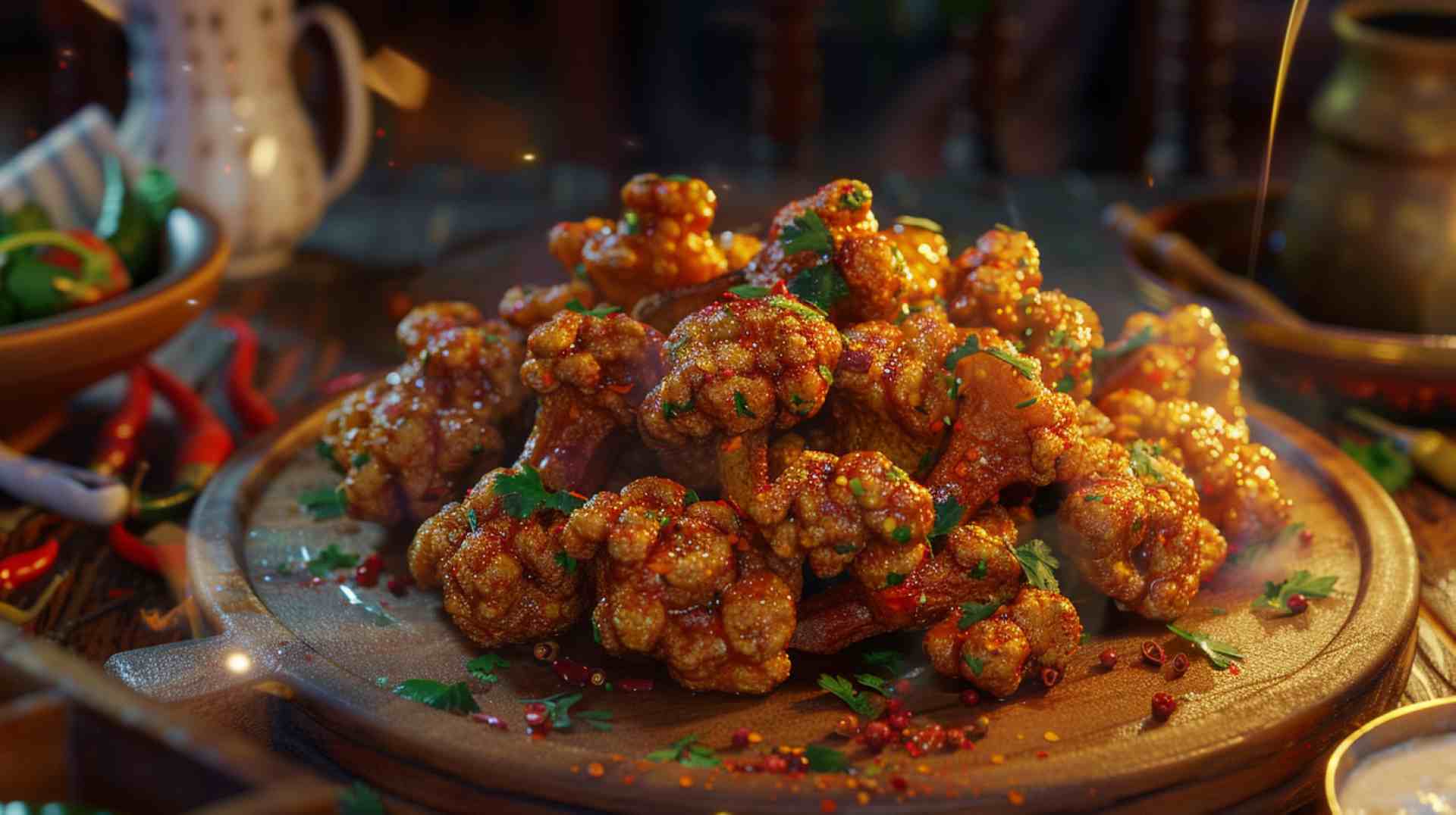 Buttermilk Fried Mushrooms with Spices