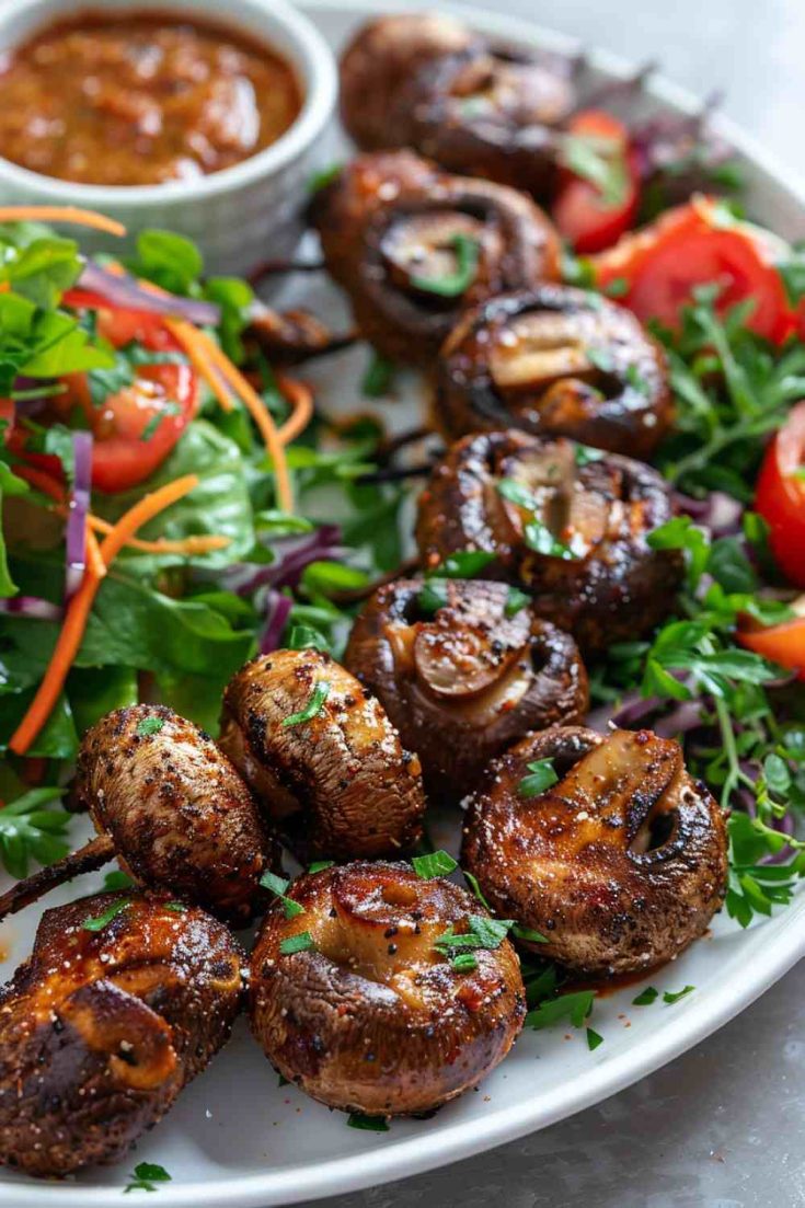 Buttermilk Fried Mushrooms with Spices