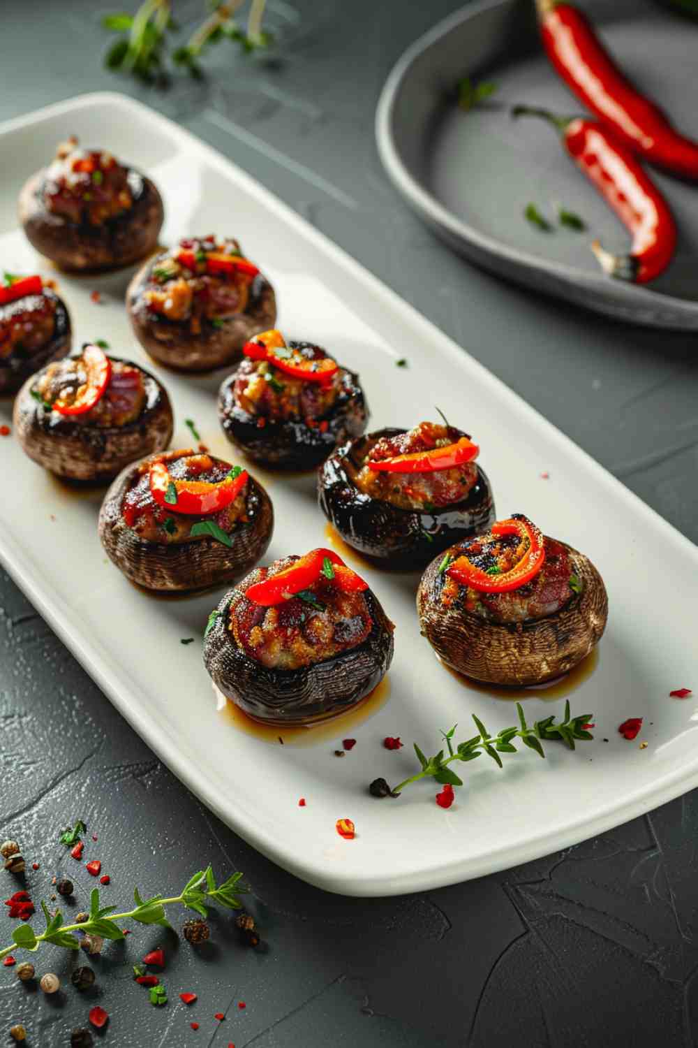 Cajun-Style Stuffed Mushrooms