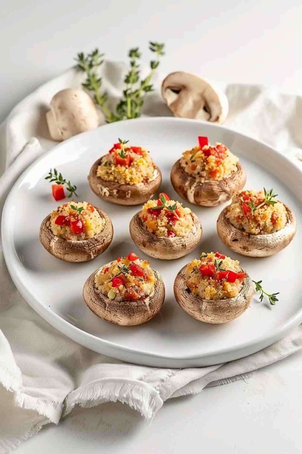 Cajun-Style Stuffed Mushrooms