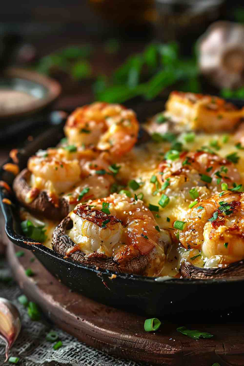 Cajun-Style Stuffed Mushrooms