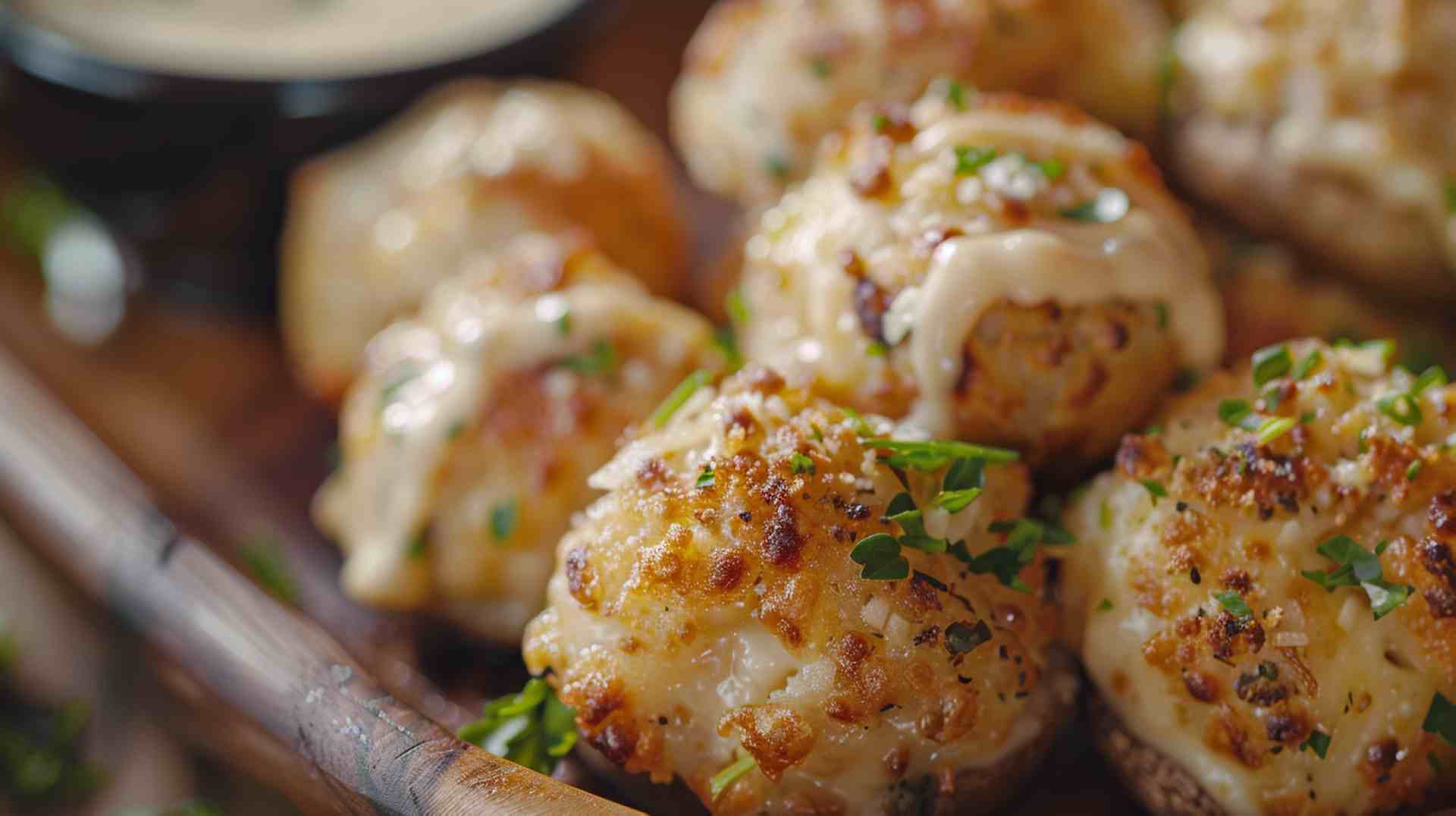 Classic Garlic Stuffed Mushrooms