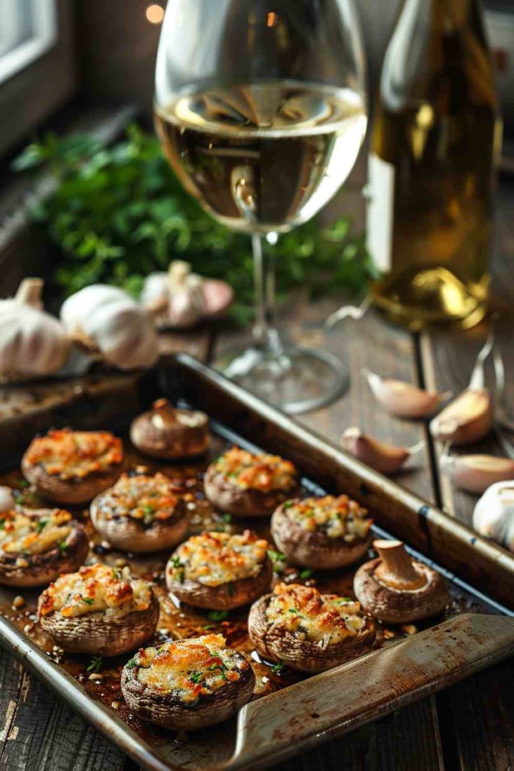 Classic Garlic Stuffed Mushrooms