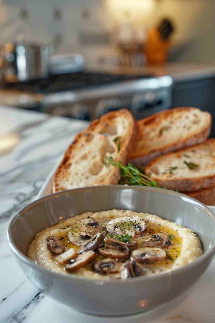 Creamy Mushroom Polenta