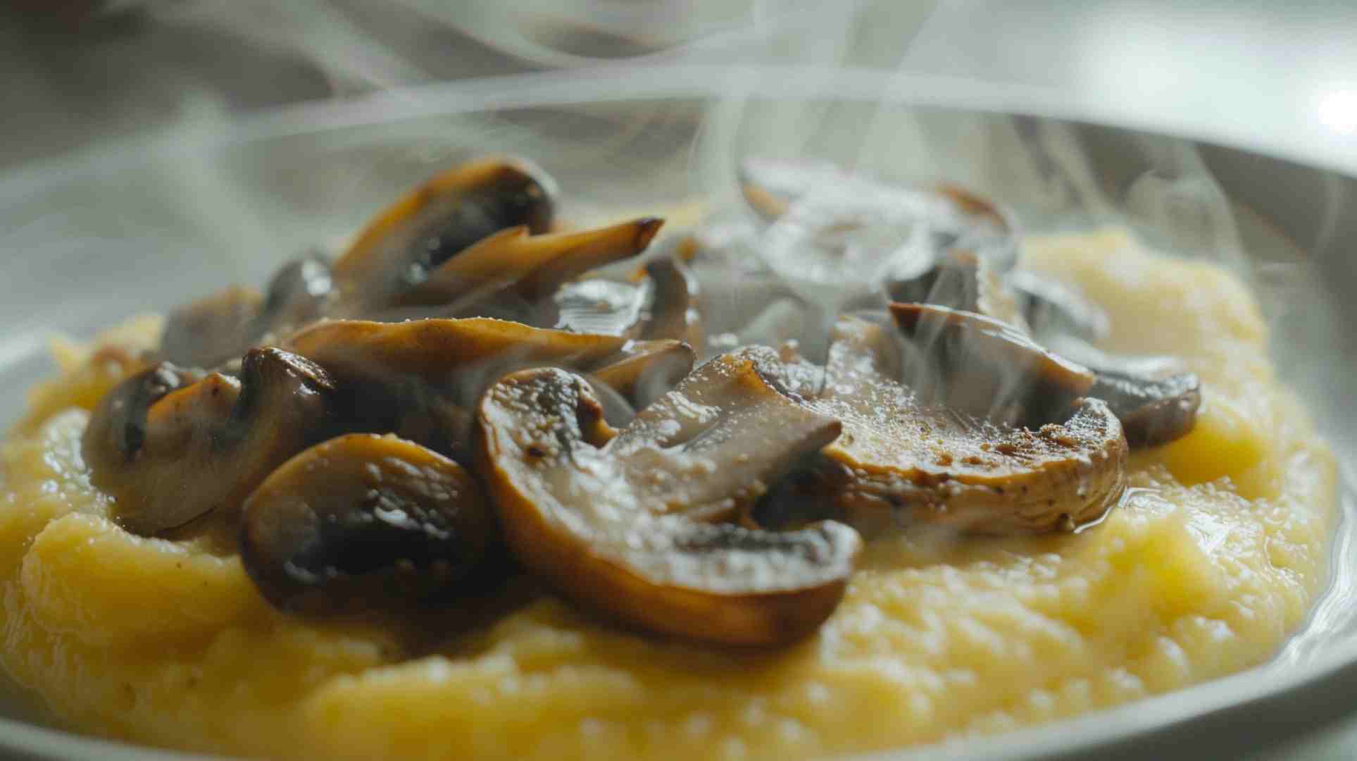 Creamy Mushroom Polenta