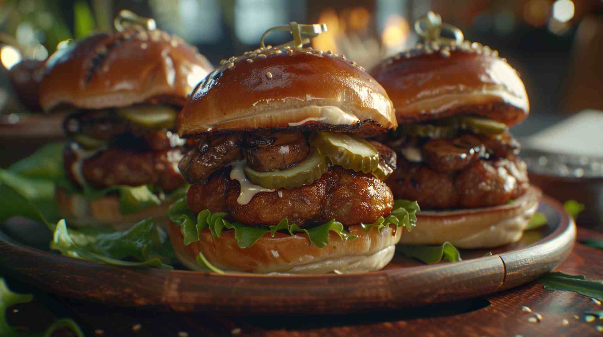 Crispy Fried Mushroom Sliders