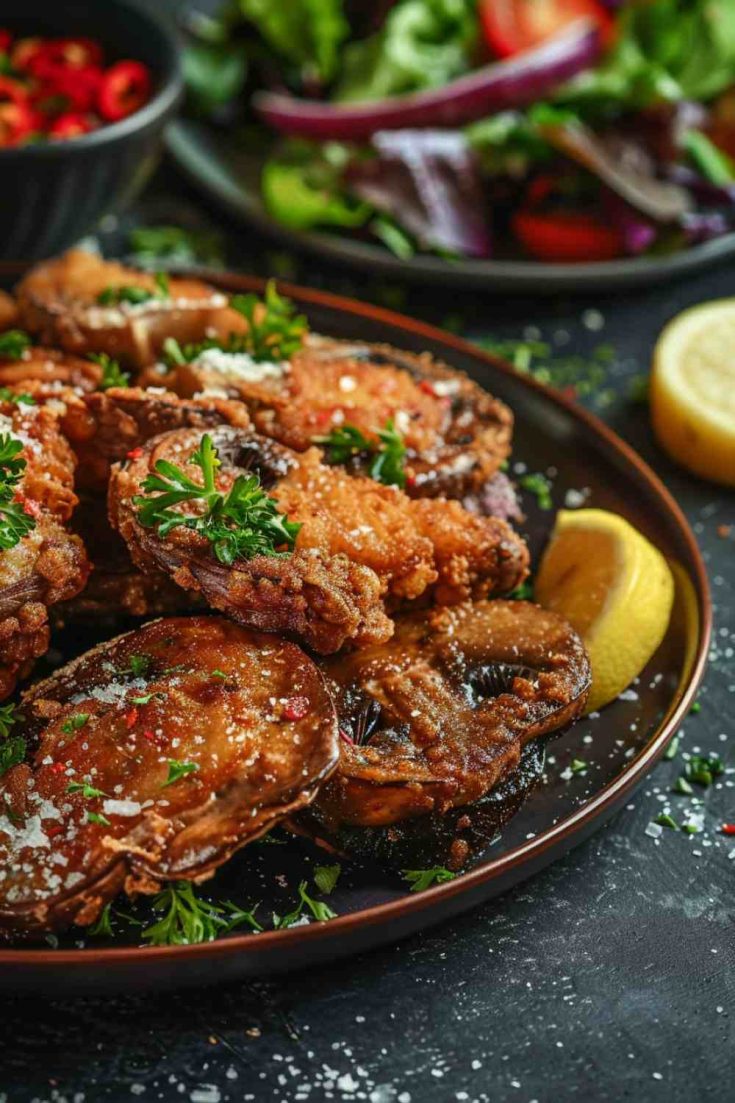 Crispy Fried Portobello Mushrooms