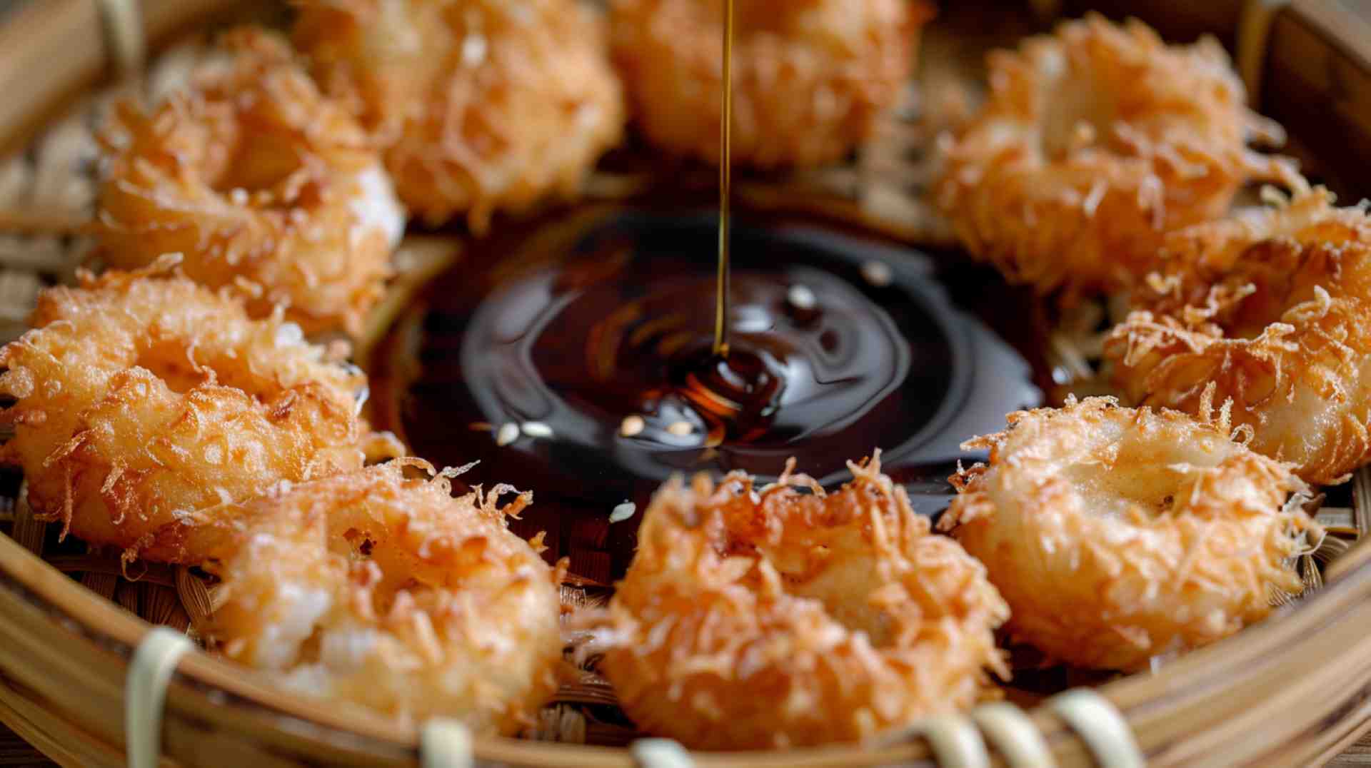 Crispy Tempura Mushrooms with Soy Sauce