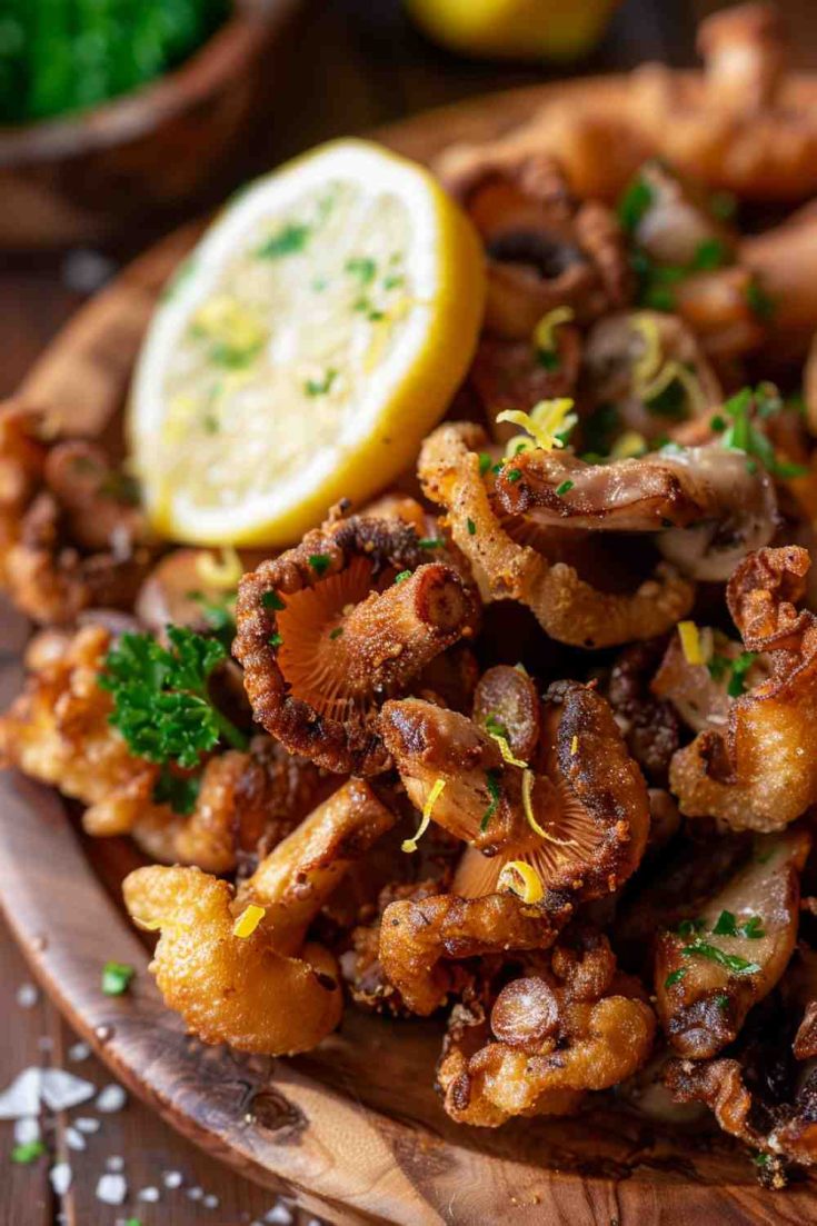 Easy Fried Mushrooms with Lemon Zest