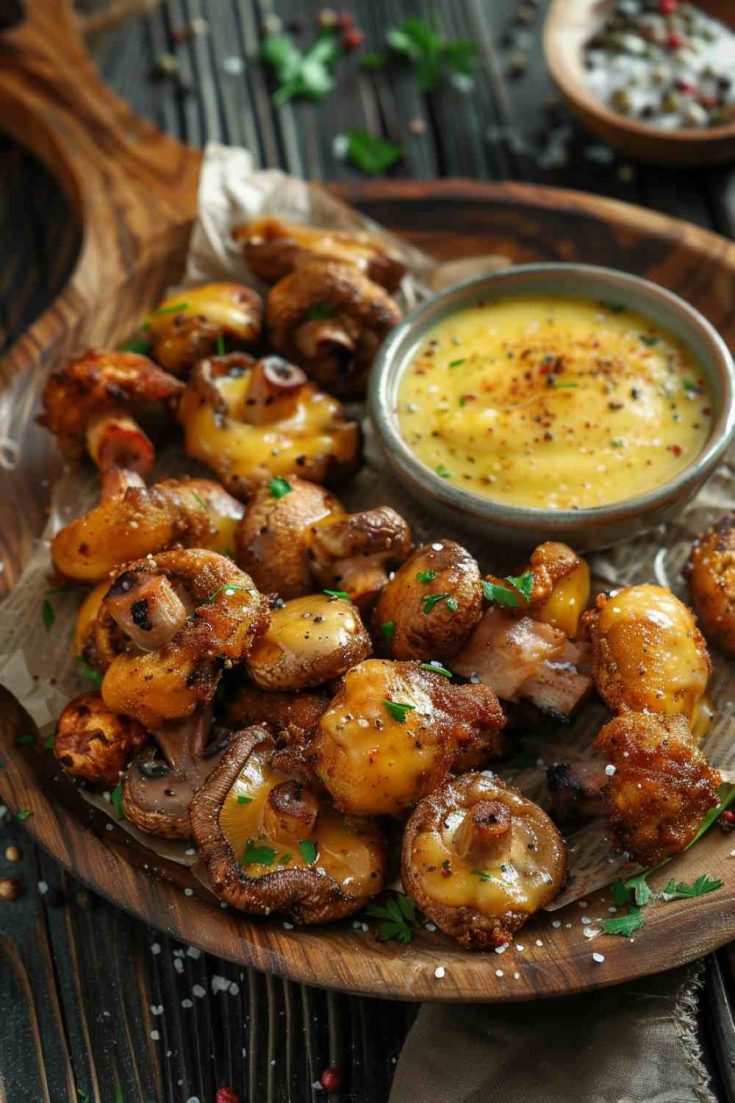 Garlic Butter Fried Mushrooms