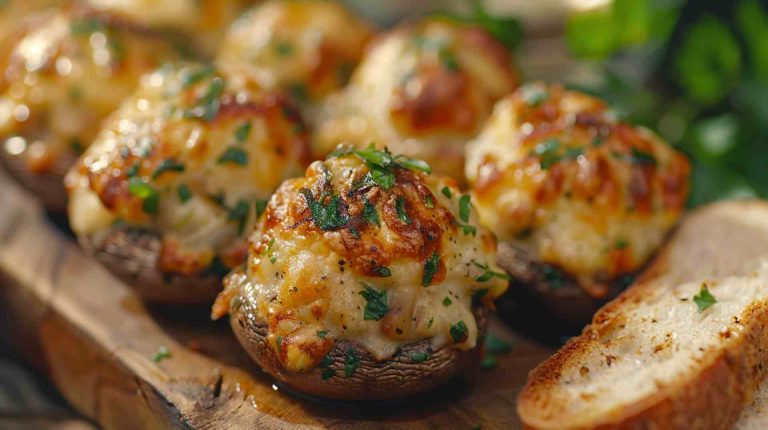 Italian-Style Stuffed Mushrooms