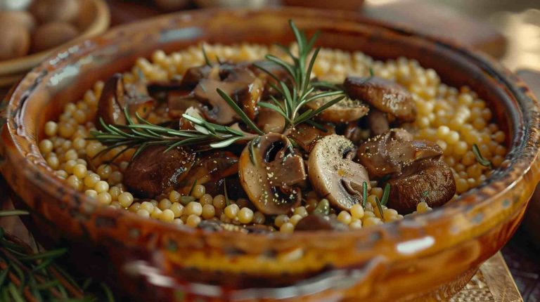 Mediterranean Couscous Mushrooms
