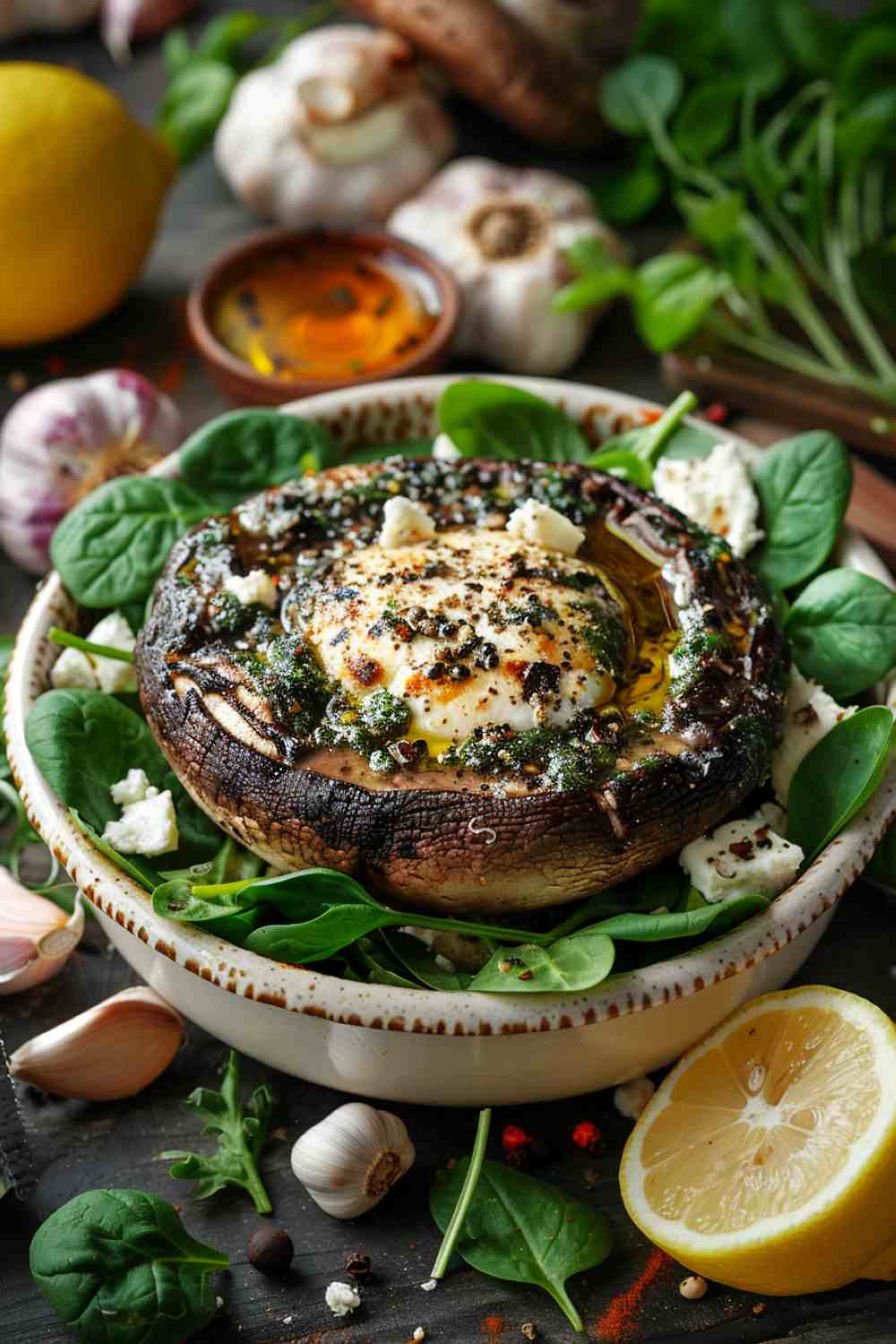 Portabella Mushroom Bolognese with Zucchini Noodles