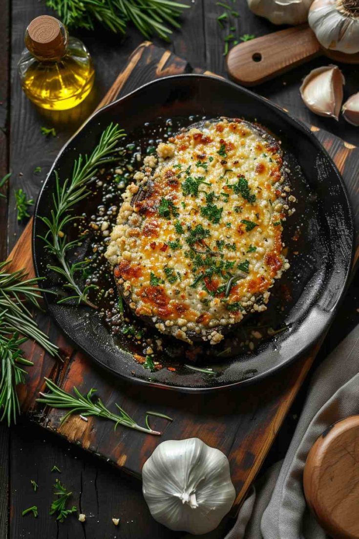 Portabella Mushroom and Cheese Stuffed Chicken Breasts