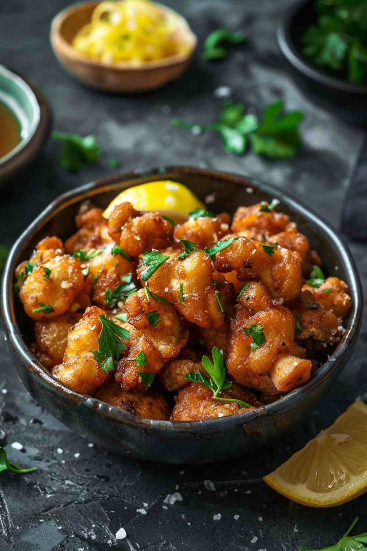 Quick Fried Mushrooms with Lemon