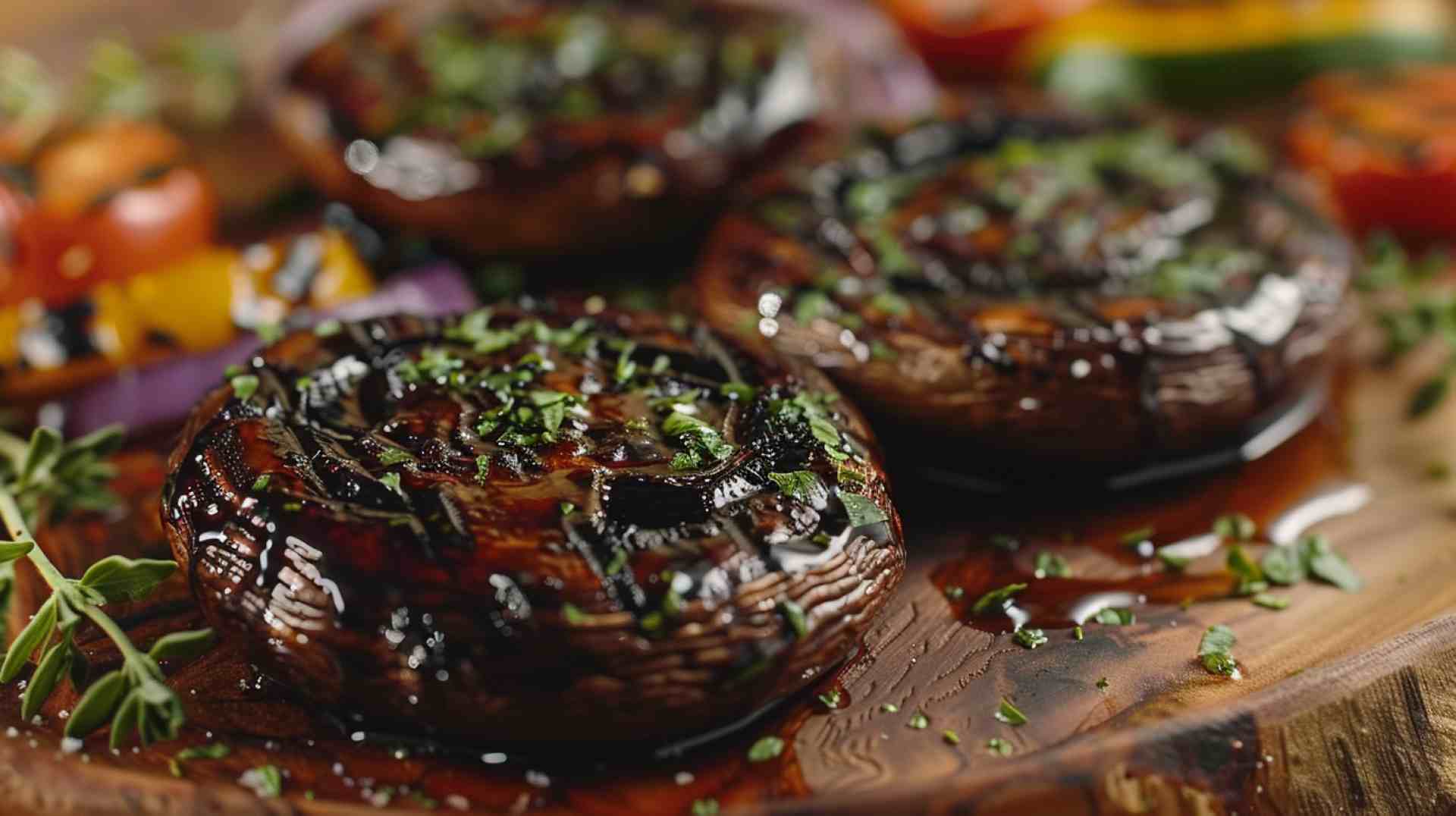 Sautéed Portabella Mushrooms with Balsamic Glaze