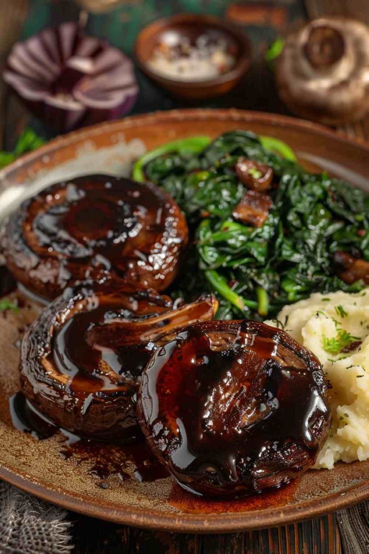 Sautéed Portabella Mushrooms with Balsamic Glaze