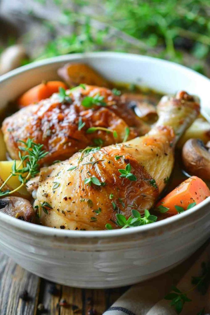 Sheet Pan Chicken and Mushrooms