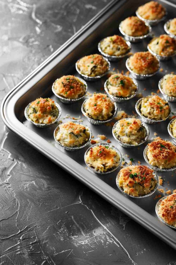 Spinach Artichoke Stuffed Mushrooms