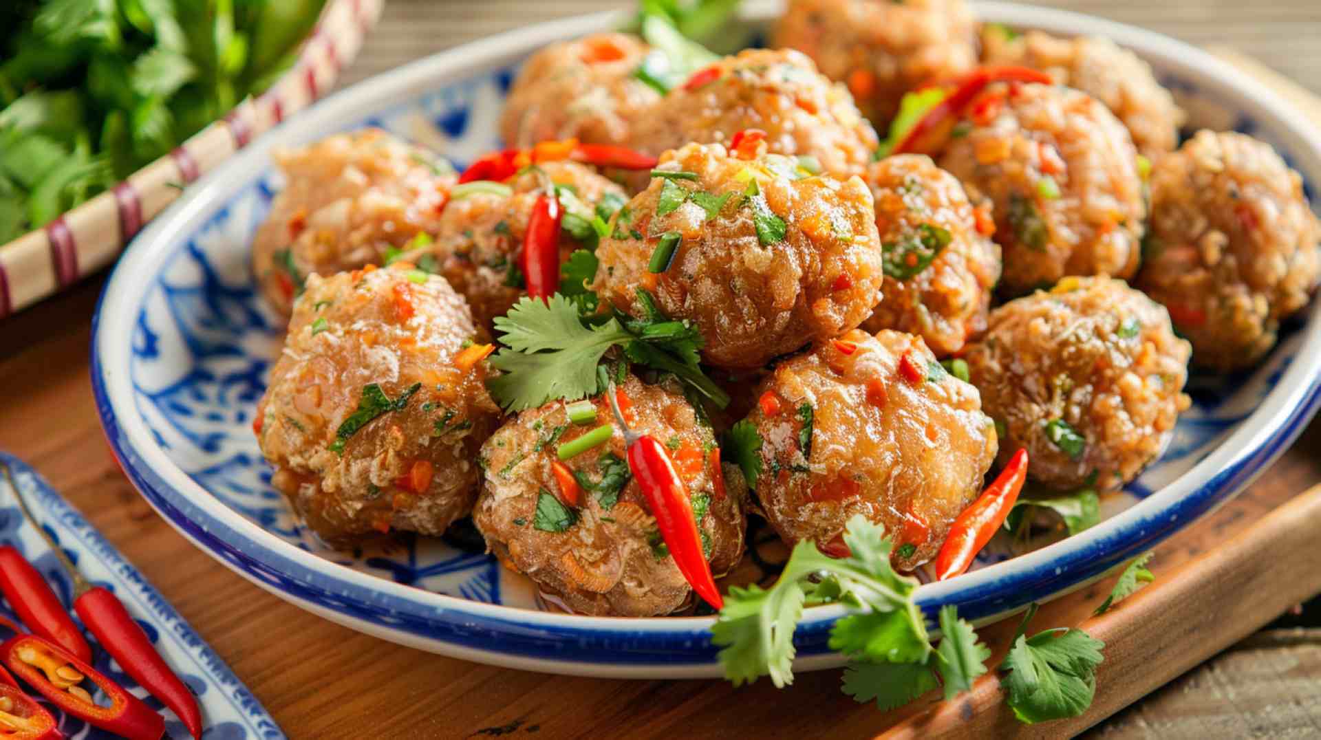 Thai Style Fried Mushrooms with Chili Sauce