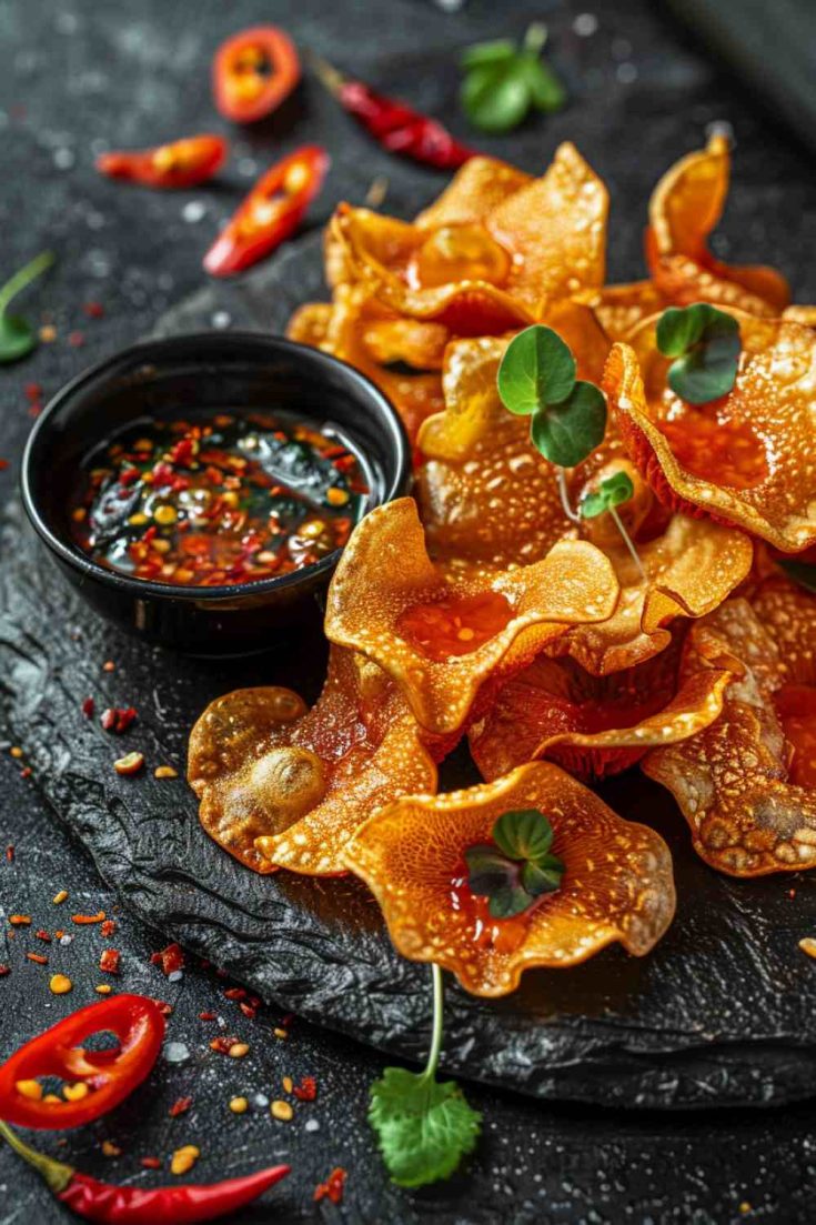 Thai Style Fried Mushrooms with Chili Sauce