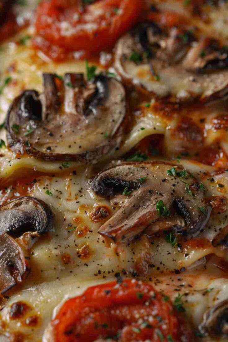 Cheesy Mushroom Lasagna