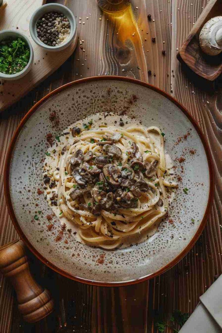 Mushroom and Herb Cacio e Pepe