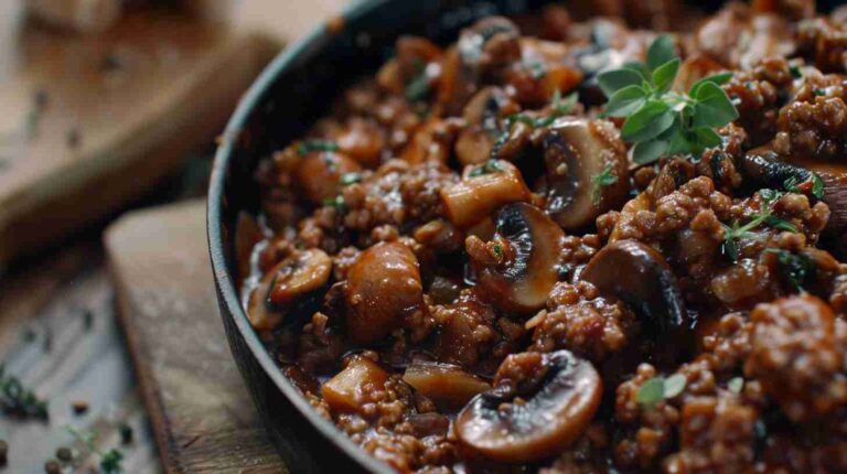 Mushroom and Walnut Bolognese
