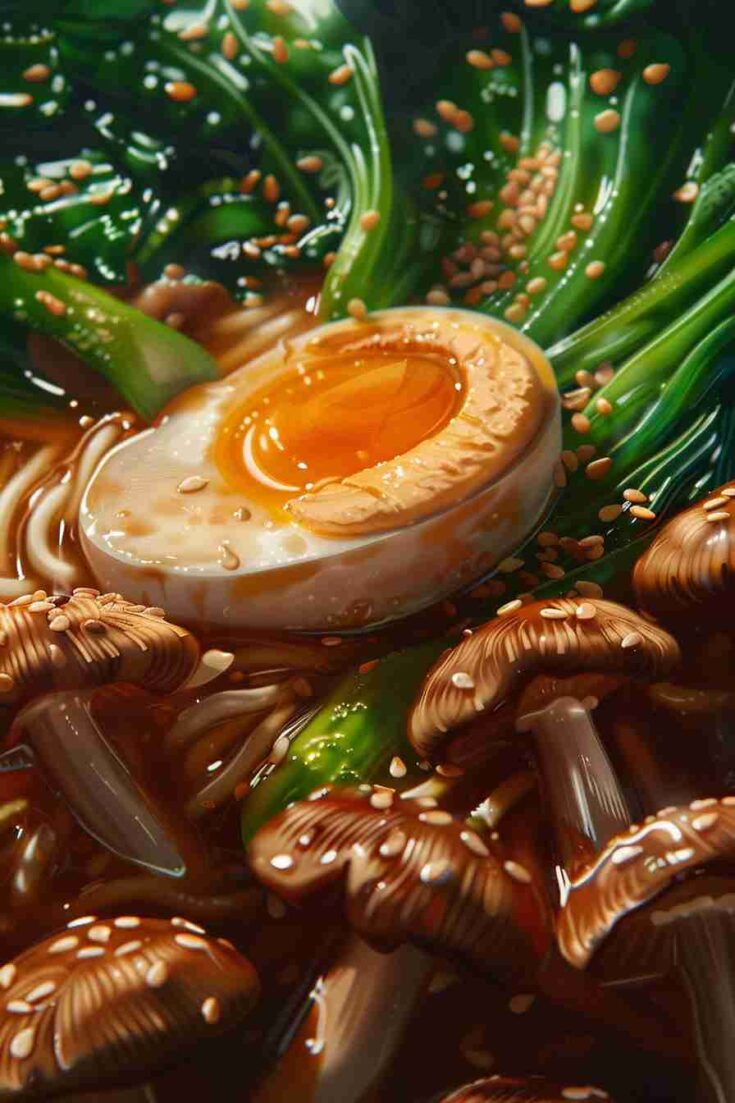 Savory Mushroom Ramen Noodles
