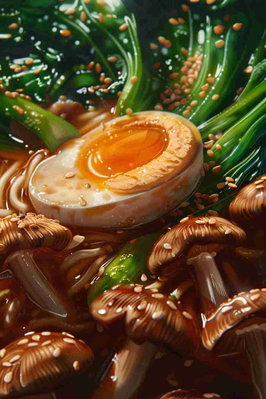 Savory Mushroom Ramen Noodles