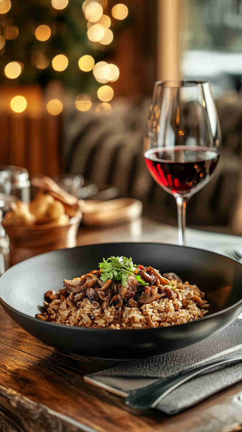 Duck and Mushroom Fried Rice