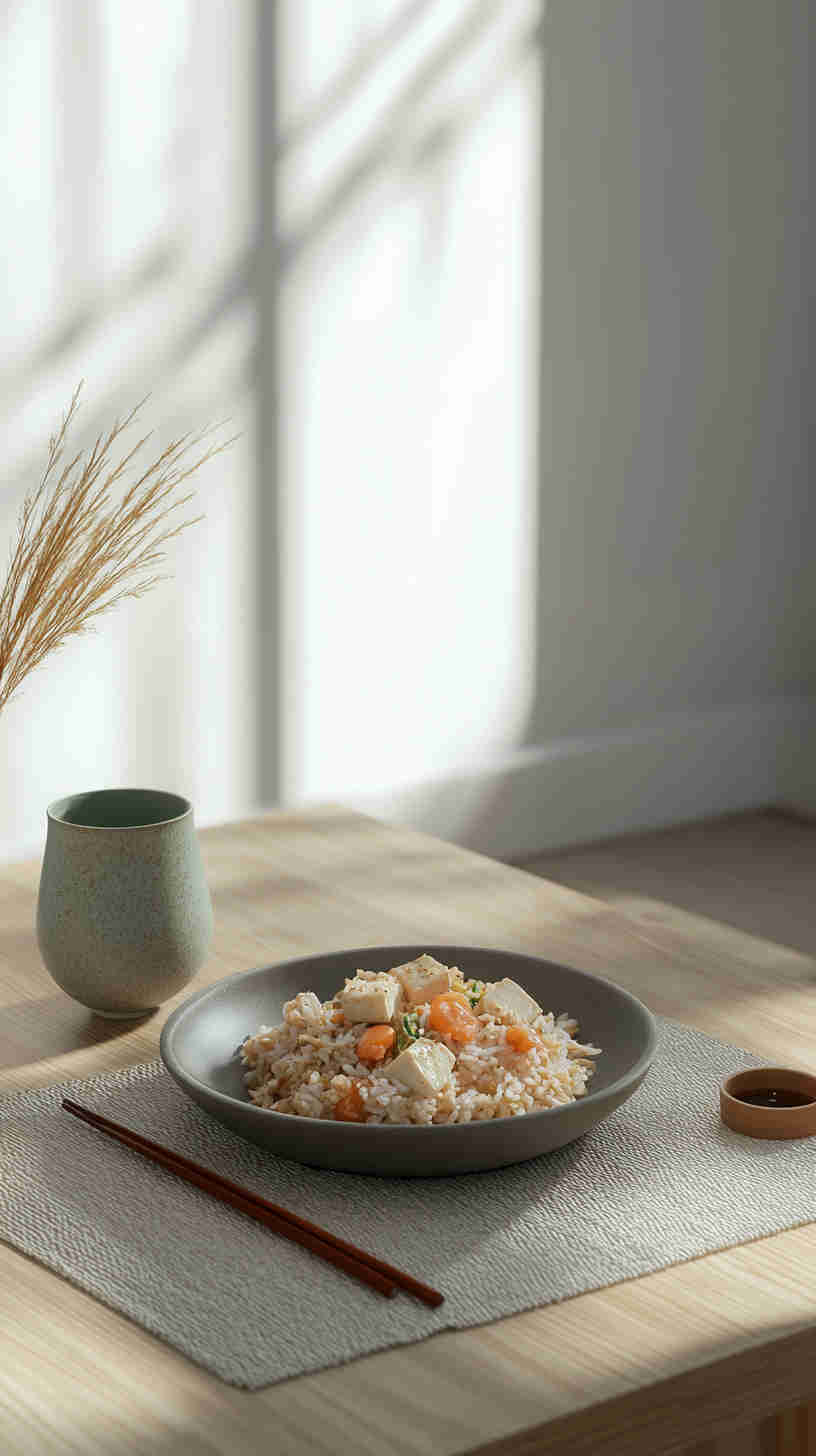 Duck and Mushroom Fried Rice