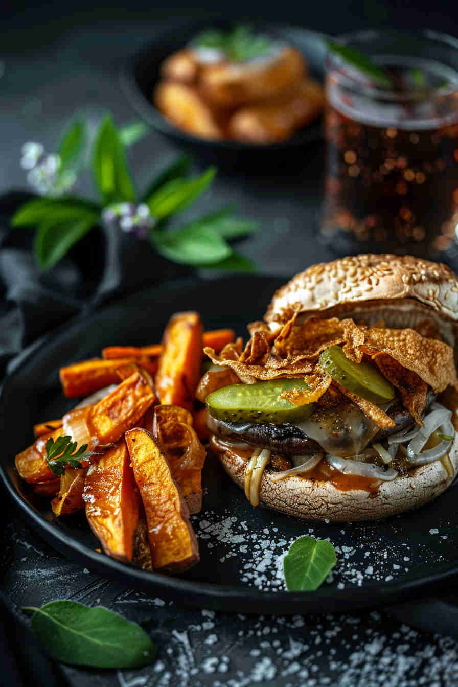 Grilled Portobello Mushroom Burgers
