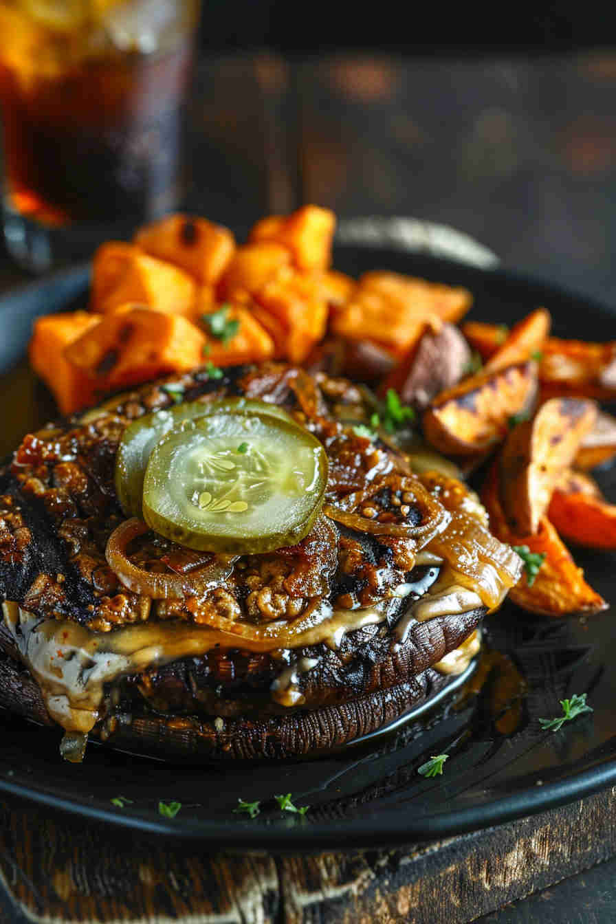 Grilled Portobello Mushroom Burgers