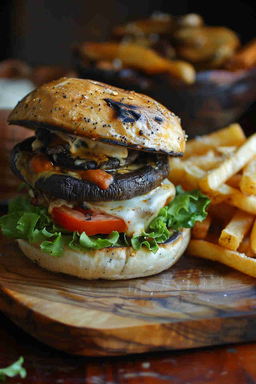 Grilled Portobello Mushroom Burgers