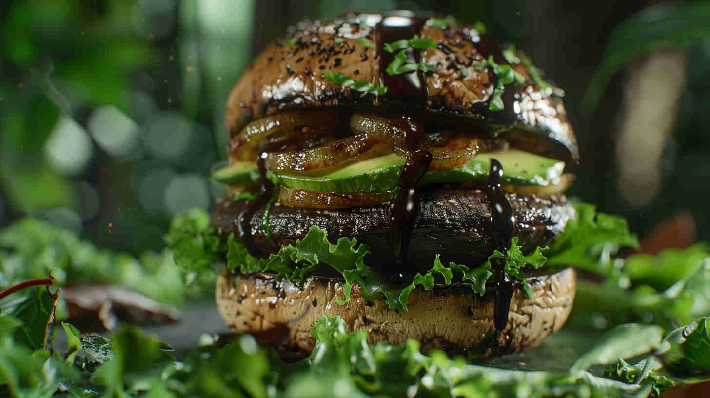 Grilled Portobello Mushroom Burgers
