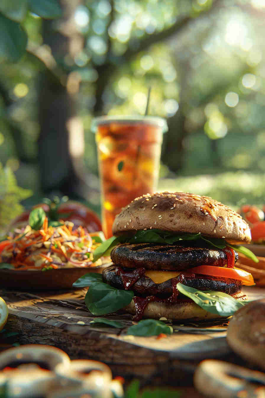 Grilled Portobello Mushroom Burgers