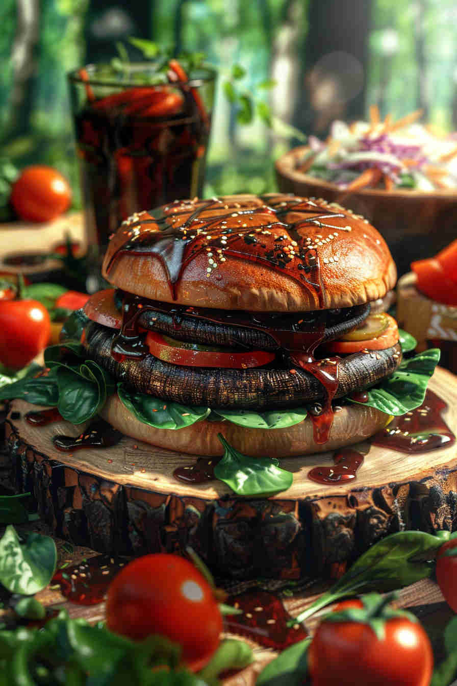 Grilled Portobello Mushroom Burgers