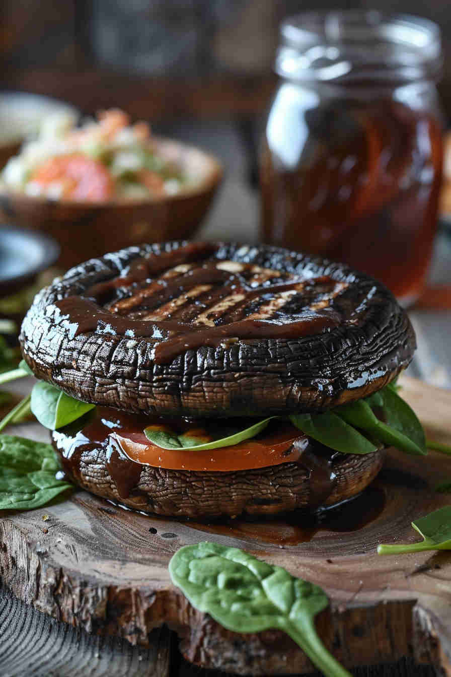 Grilled Portobello Mushroom Burgers