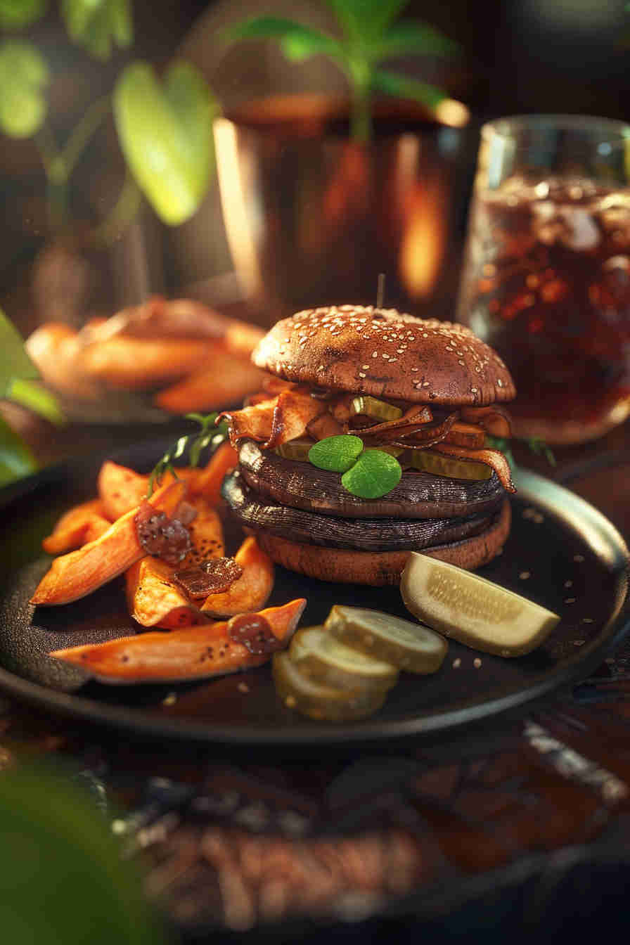 Grilled Portobello Mushroom Burgers
