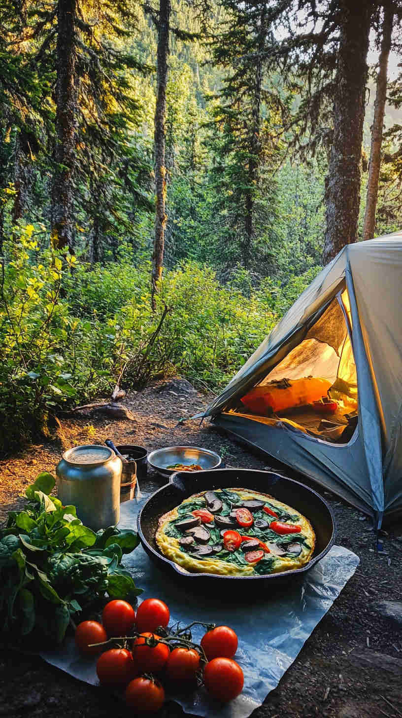 Healthy Spinach and Mushroom Frittata