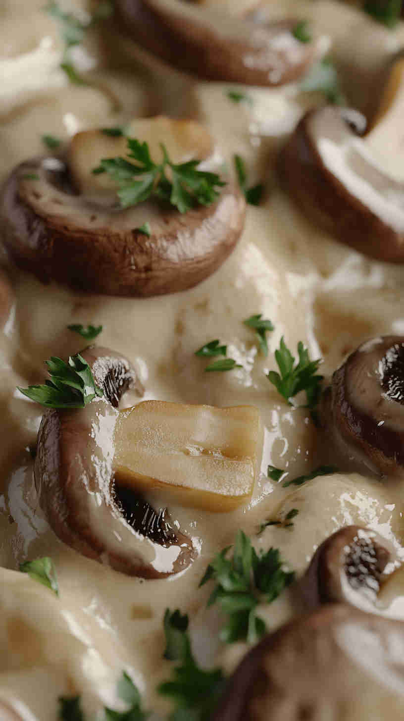 Mushroom Alfredo Sauce