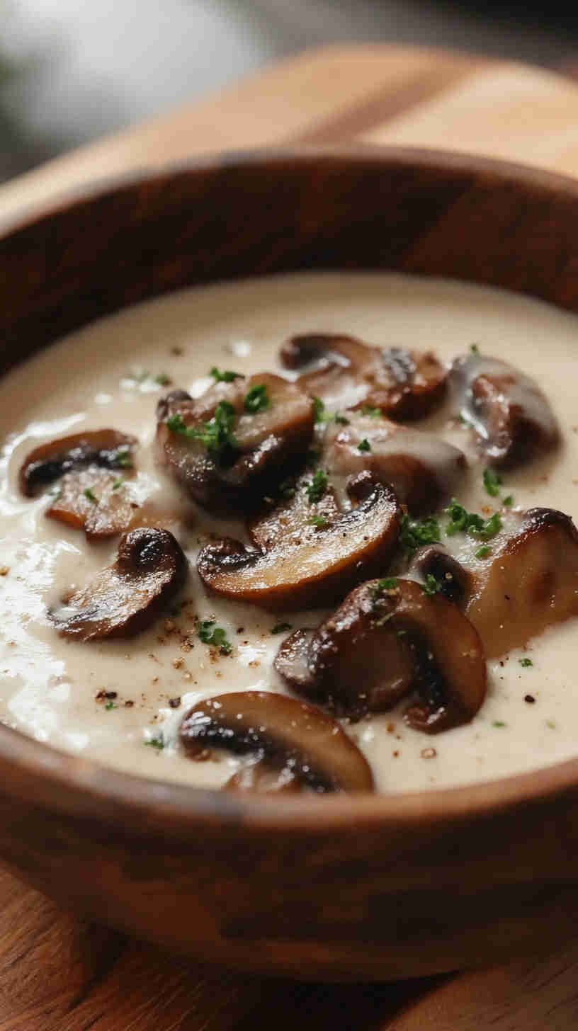 Mushroom Alfredo Sauce