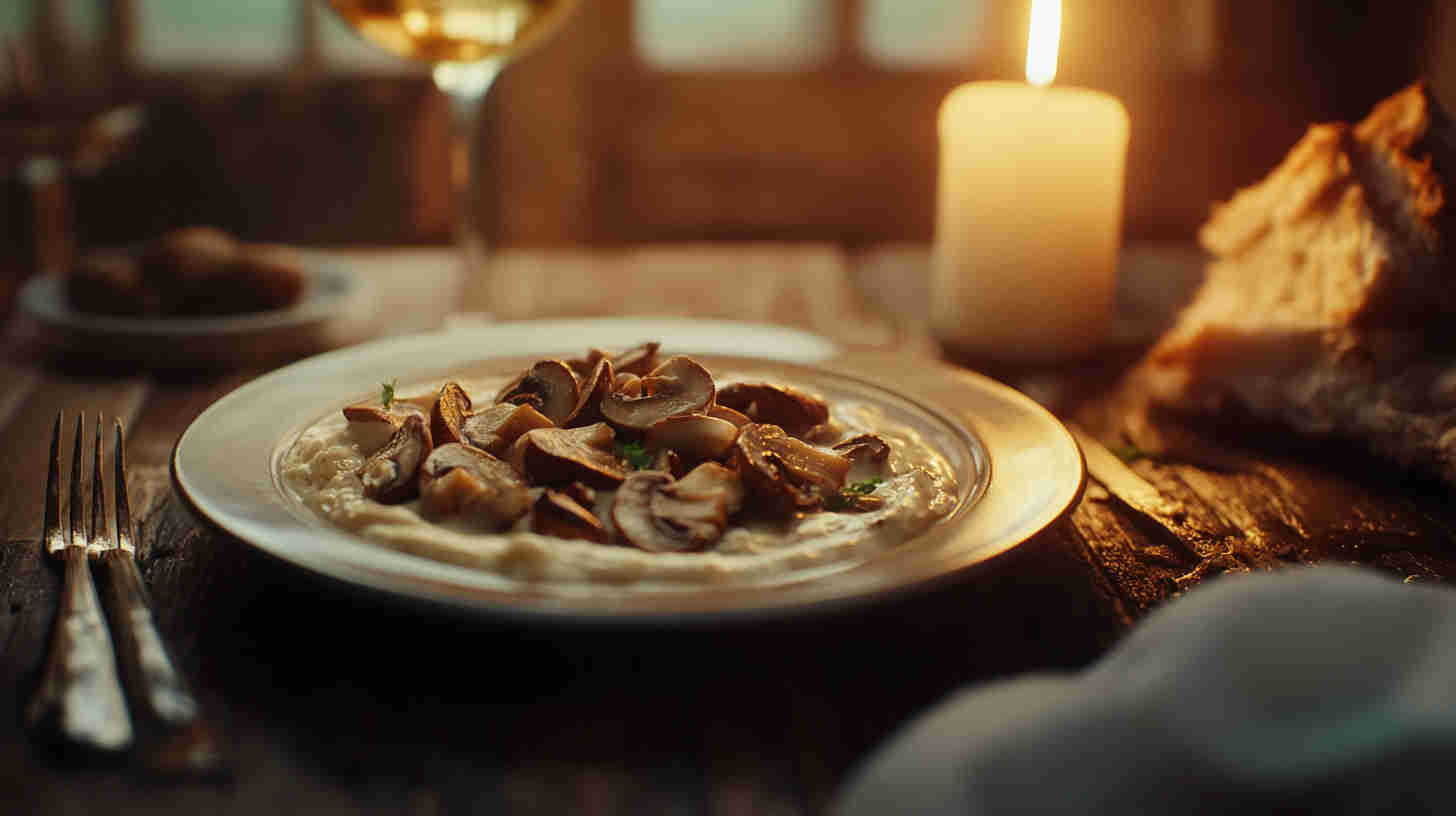 Mushroom Alfredo Sauce