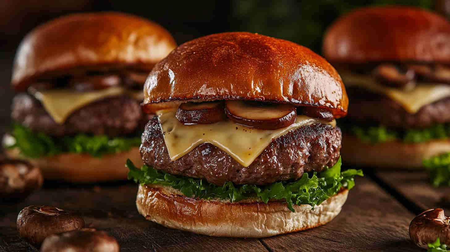 Mushroom Swiss Burger Sliders