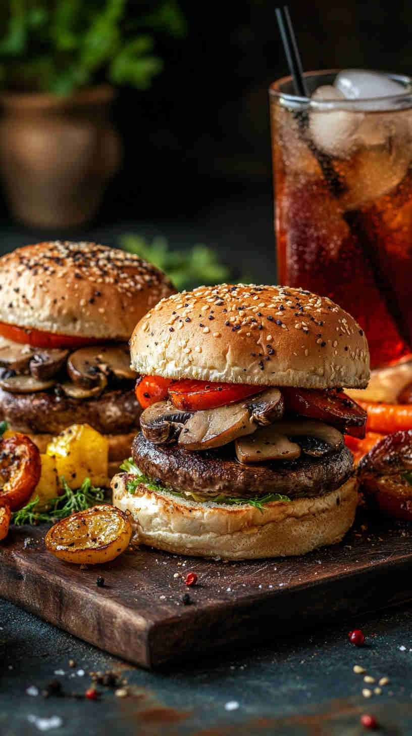 Mushroom Swiss Burger Sliders