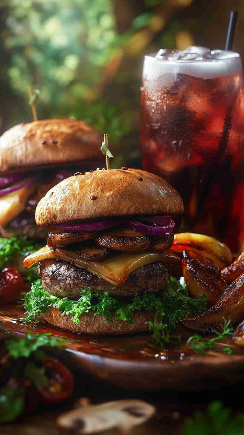 Mushroom Swiss Burger Sliders